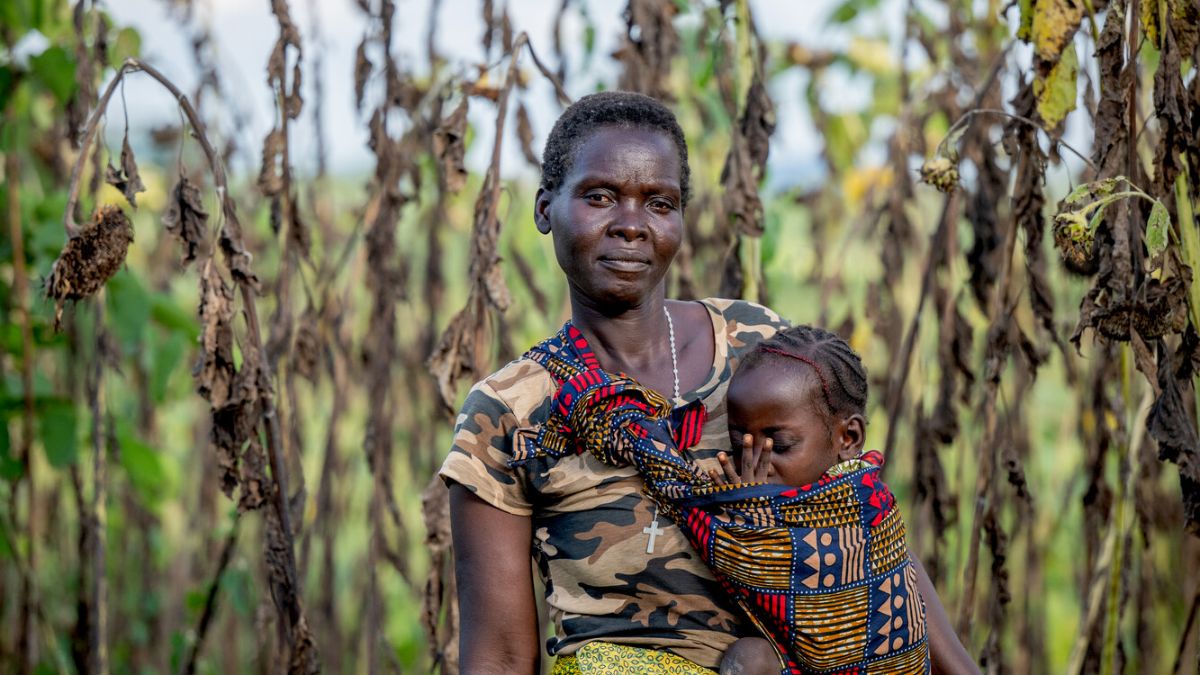 Six-year-old Regina from Zambia has a physical disability and relies on her grandmother, Florence, for care. This challenges their household, but they are committed to providing Regina with the best care possible.