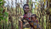 Six-year-old Regina from Zambia has a physical disability and relies on her grandmother, Florence, for care. This challenges their household, but they are committed to providing Regina with the best care possible.