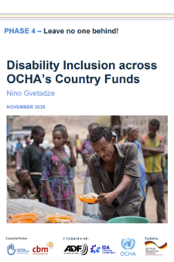 Inclusive humanitarian action resources and publications | startpage