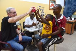 Eye Health: In 2023, CBM continued its long-standing commitment to ending preventable blindness, reaching more than 8.9 million people with ophthalmological care and facilitating over 253,000 cataract surgeries. This enabled children like Josué from the Democratic Republic of Congo to see and finally go to school. 