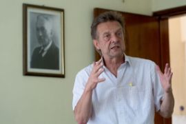 A man speaking