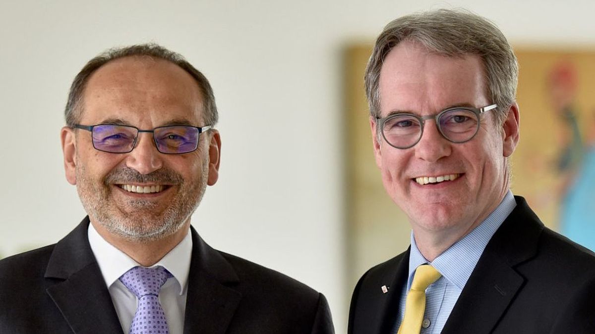 Executive management team: Dr. Peter Schießl and Dr. Rainer Brockhaus